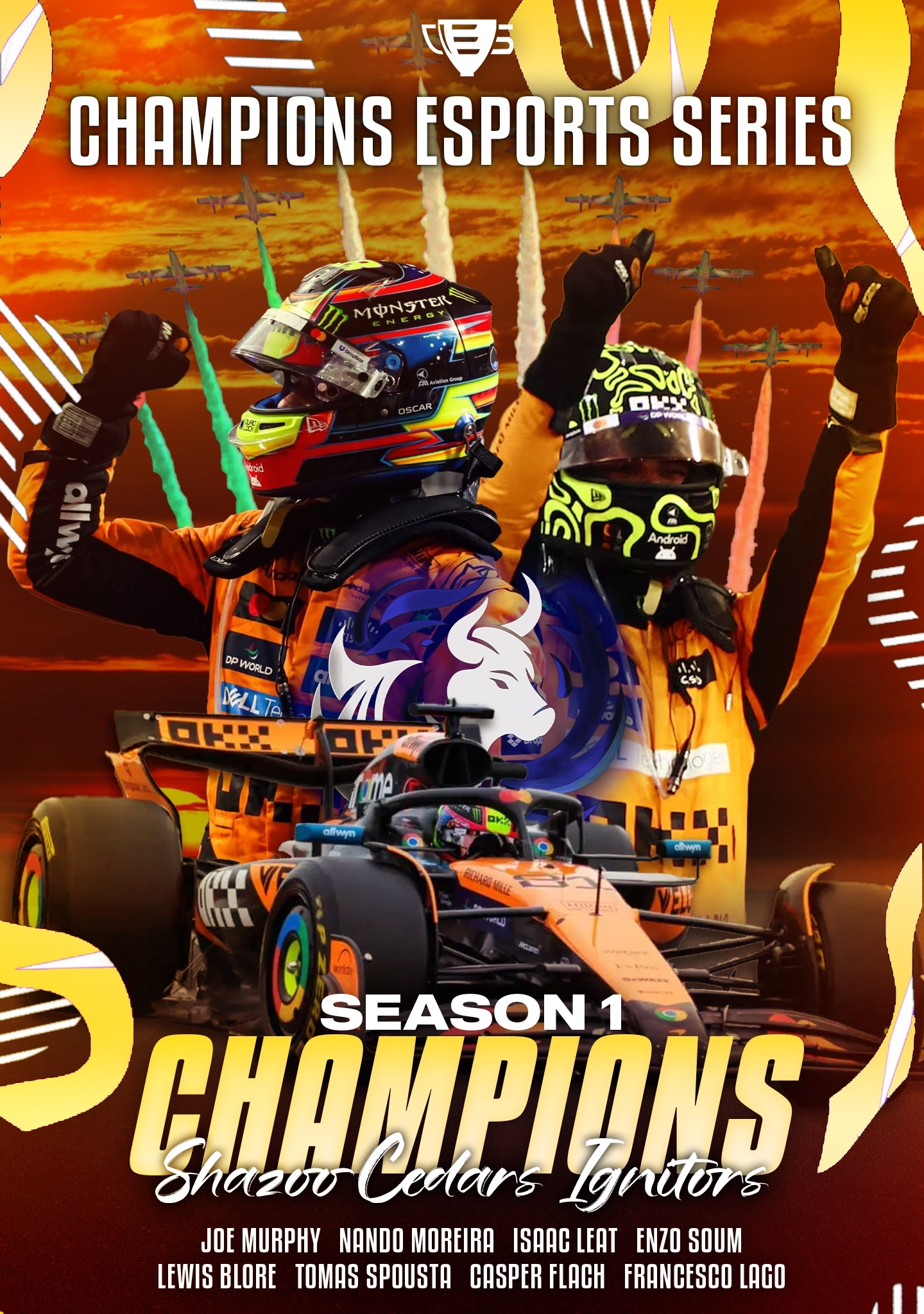 Champions Esports Series Season 1 Winners - Shazoo Cedars Ignitors