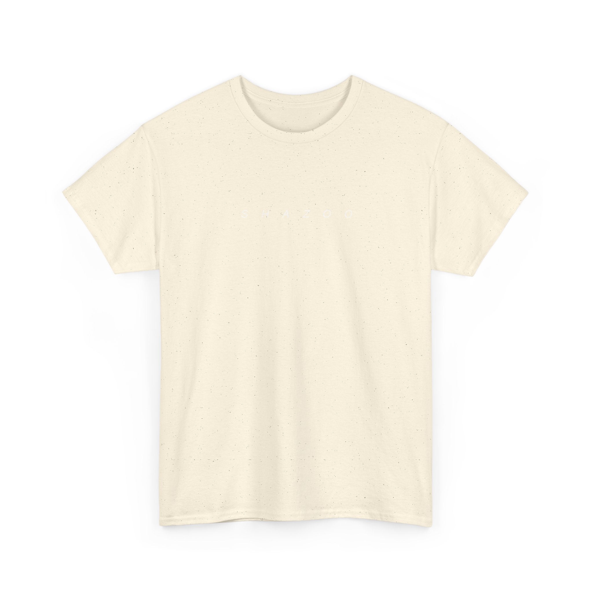Beige t-shirt on a white background