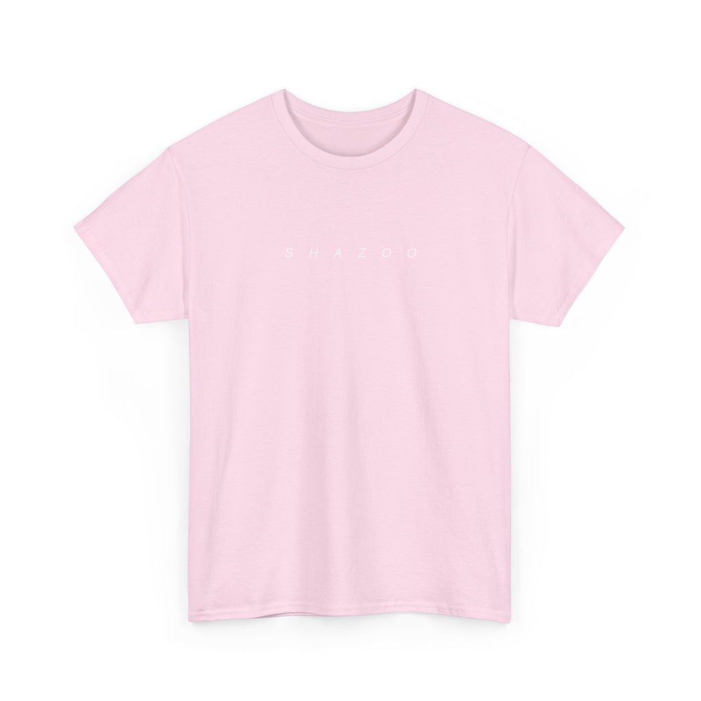 Plain pink t-shirt on a white background